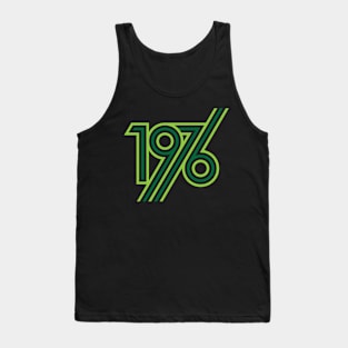 1976 style 70`s light green line Tank Top